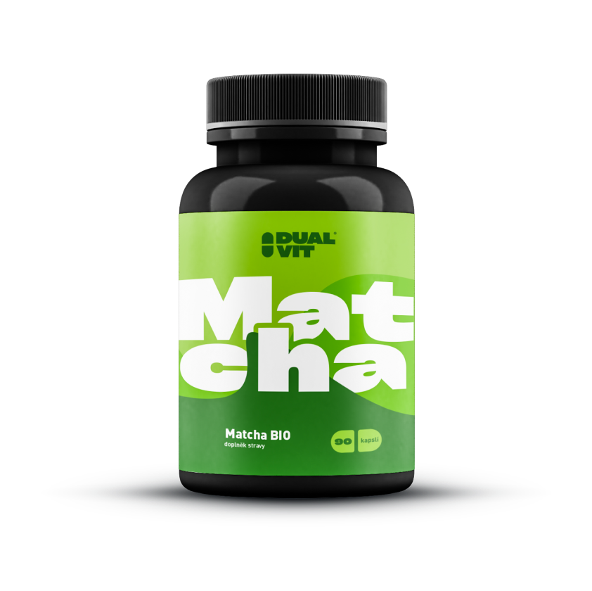 Matcha BIO 400 mg, 90 kapslí – Dualvit