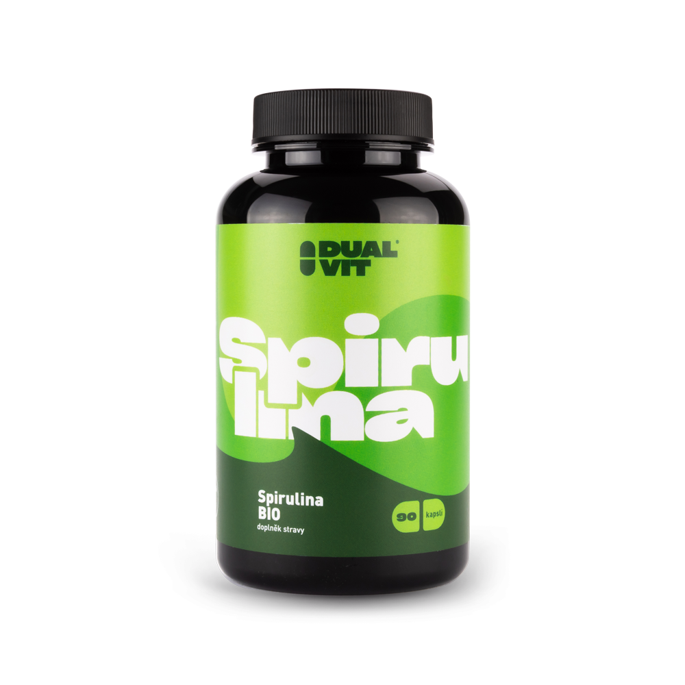 Spirulina BIO 420 mg, 90 kapslí – Dualvit
