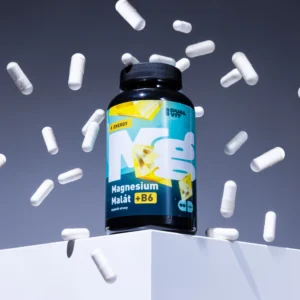 Magnesium Malát 1000 mg, Elementární Hořčík 150 mg + Vitamín B6, 90 kapslí